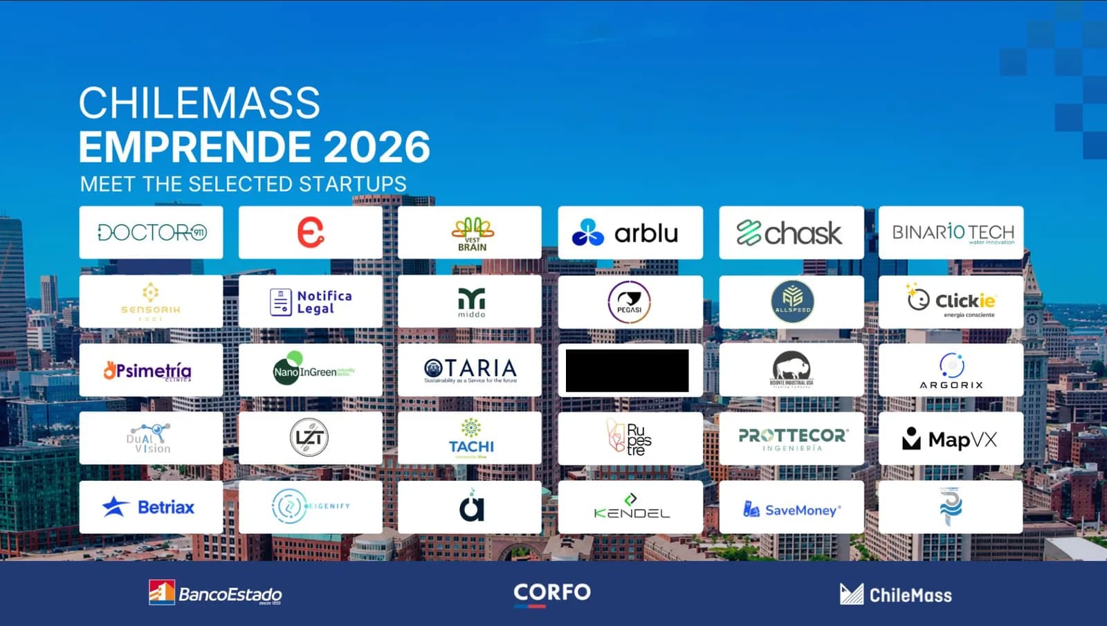 ChileMass Emprende 2026: las startups seleccionadas, entre ellas Doctor911